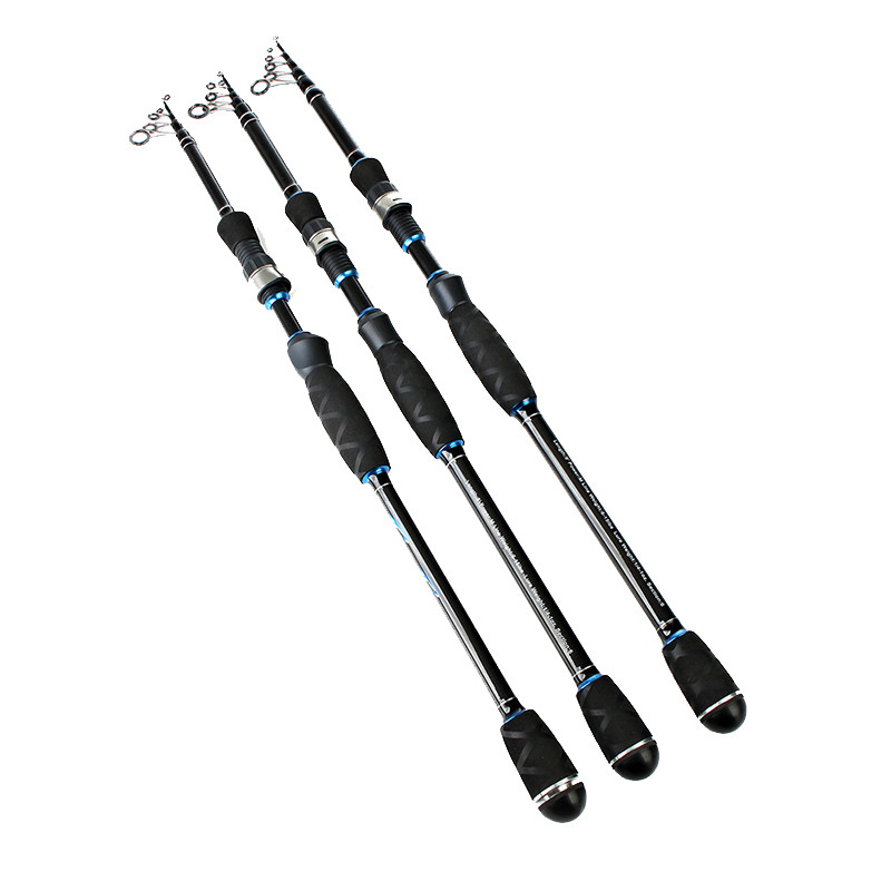 Zanlure 2.1m 2.4m 2.7m CARBONIO TELESCOPICA Spinning Canna Da Pesca Acqua Salata Lure FIS Zanlure 2.1m 2.4m 2.7m CARBONIO TELESCOPICA Spinning Canna Da Pesca Acqua Salata Lure FIS