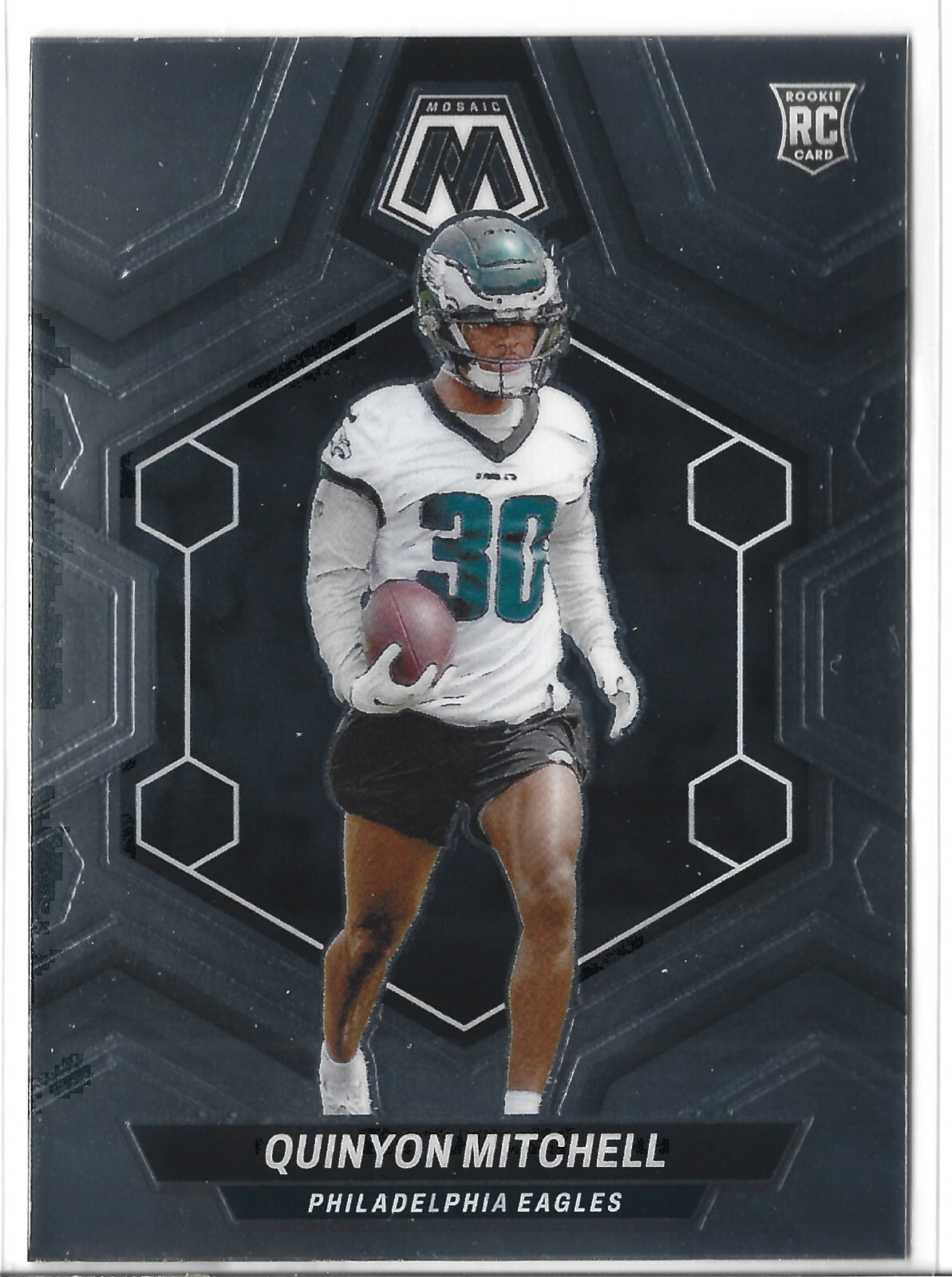 2024 Panini Mosaic Rookies Silver #322 Quinyon Mitchell (RC) Philadelphia Eagles