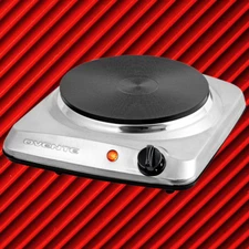 ELECTRIC COUNTERTOP SINGLE BURNER Cooktop Cast Iron Hot Plate Stove 1000W Cooker