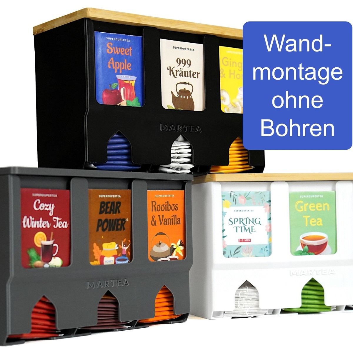 Luxshiny Pu Er Tee Aufbewahrungstasche - Portable Teekuchen Box 20x20cm