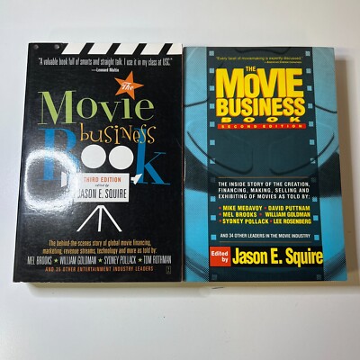 The Movie Business Book Lot of 2 2nd and 3rd Editions by Jason E. Squire