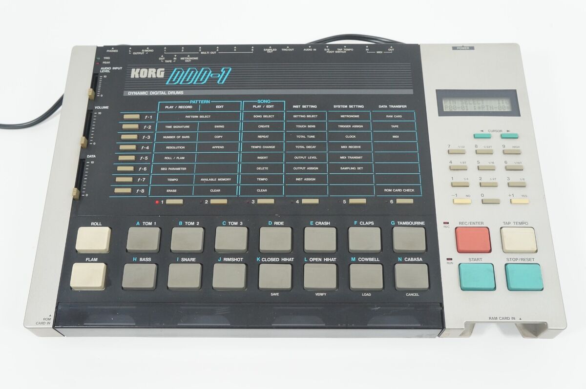 Korg Ddd-1 Dynamic Digital Drums Drum Rhythm Machine DDD1 Korg Ddd-1 Dynamic Digital Drums Drum Rhythm Machine DDD1