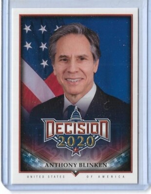 AWESOME 2020 DECISION ~ SECRETARY OF STATE ANTHONY BLINKEN CARD #625 ~ MULTIPLES