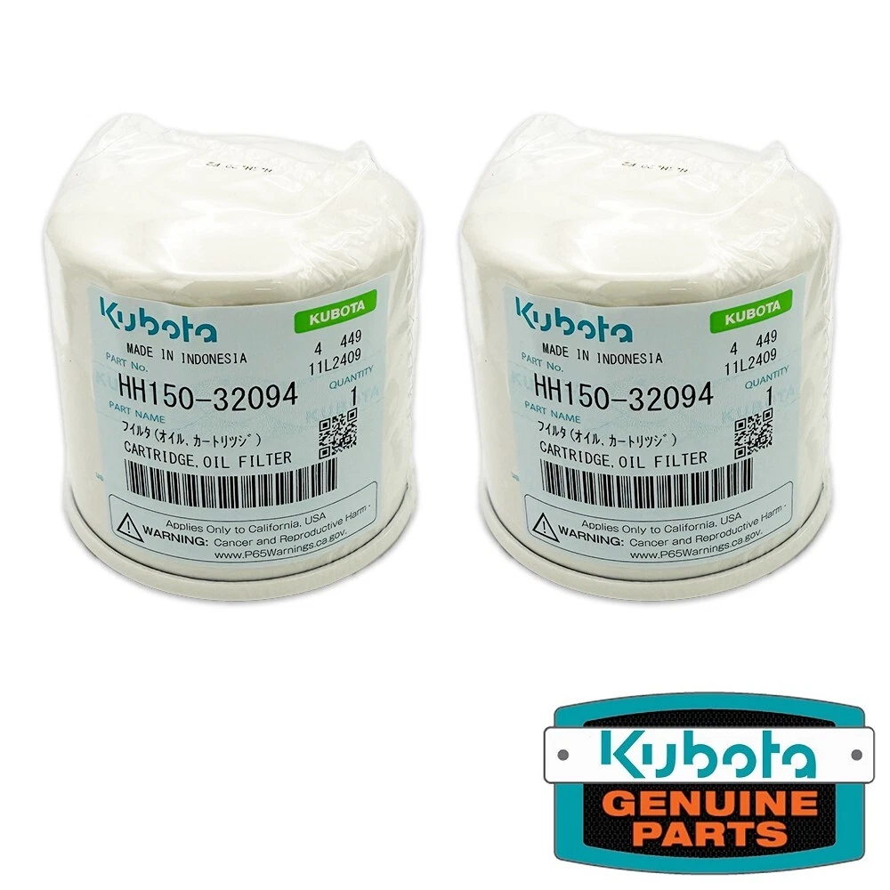 Czomoizc - Filtro de aceite compatible con Kubota HH150-32430 HH150-32430 70000-15241 Grasshopper 100800 Woods 70127 reemplaza 70000-15241 D722