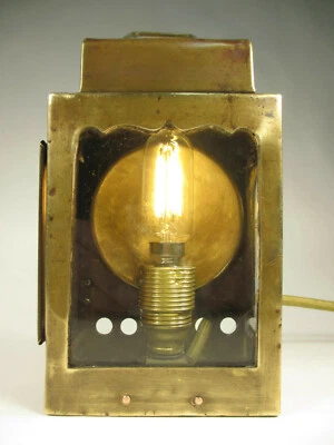 Antik Fahrradlampe Messing Motorradlampe Kerzen Kutschenlampe 220V. Umbau - Bild 1 von 4