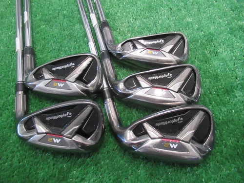 TAYLORMADE M2 IRON SET 6-PW GOLF CLUBS REAX 88 REGULAR STEEL GOOD GRIPS RH