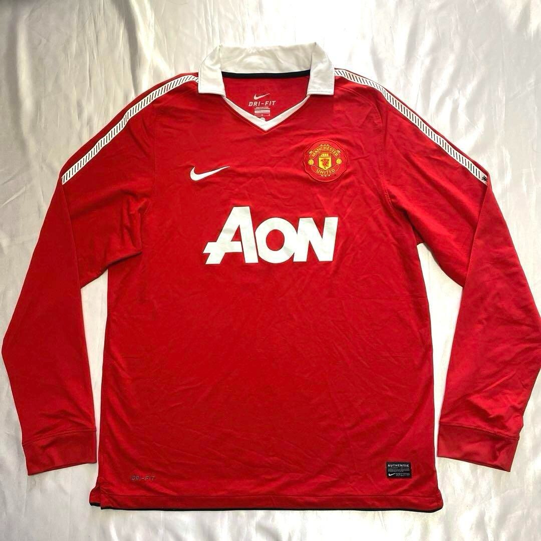 Manchester United Nike 2010 2011 Home Long Sleeve Football Jersey