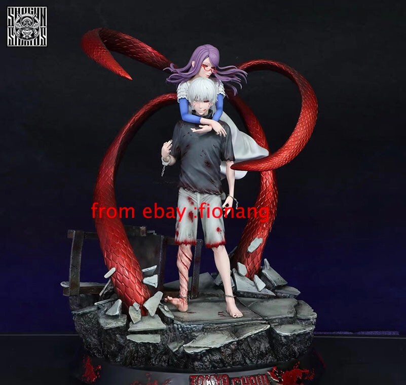 1:6 Scale Tokyo Ghoul Ken Kaneki & Kamishiro Rize Figure Statue IN