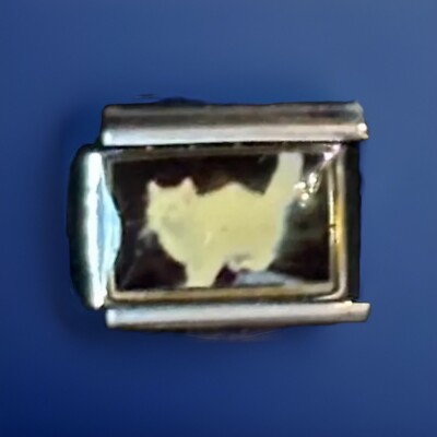 Kitty Cat Wholesale Italian Charm Photo Enamel Link 9MM K2016 - 2 Style FCW