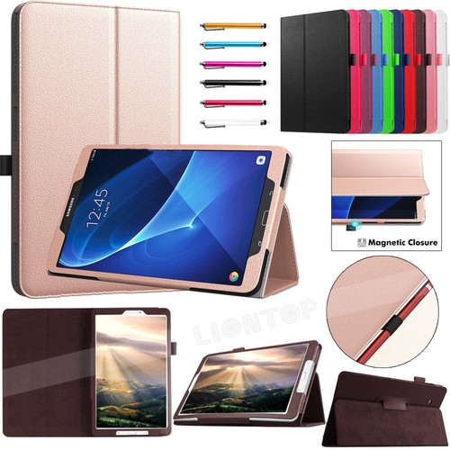 Coque pour Samsung Galaxy Tab A S5e A7 S6 Lite S7 Plus Tablette Support Cuir Housse