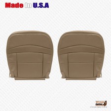 1995-2001 For Ford Explorer Limited Leatherette Front Bottoms Seat Covers Tan