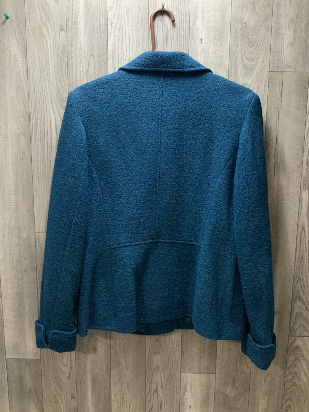 Pendleton Virgin Wool Blazer Jacket Dark Teal Lin… - image 4