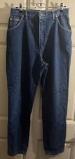 Vtg Lee Riders Jeans Women's 16 Classic Fit Denim Tapered Leg USA Made Pleated