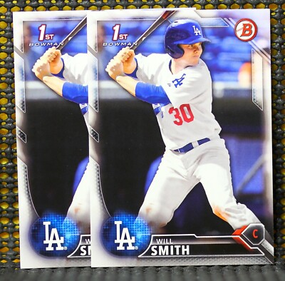 WILL SMITH  --  2 (TWO) 2016 BOWMAN DRAFT CARDS    #BD84 