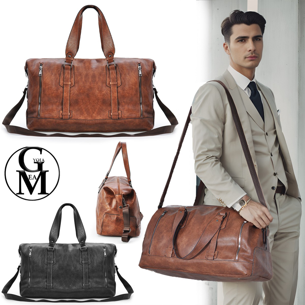 Borsone Da Viaggio Heritage Logo Soft NERO ST.NERO/NERO Donna - Online Boutique - Foto 5