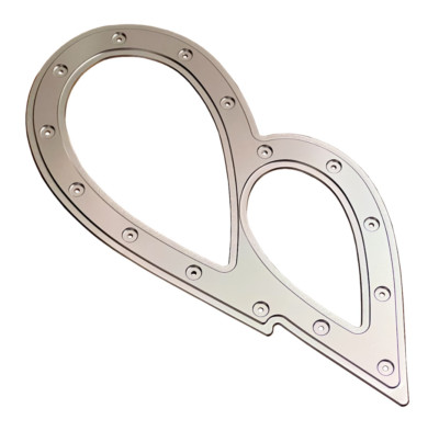 Tear Drop Exhaust Hood Exit Shield Trim Guard Down Pipe Wastegate Tube Pipe USA