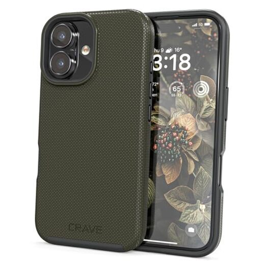 Dual Guard Compatible with iPhone 16 Case, Compatible with MagSafe Sage