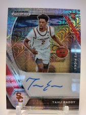 TAHJ EADDY AUTO #/25 MOJO 2021 22 Panini Prizm Draft Picks ROOKIE DP-TEA USC RC