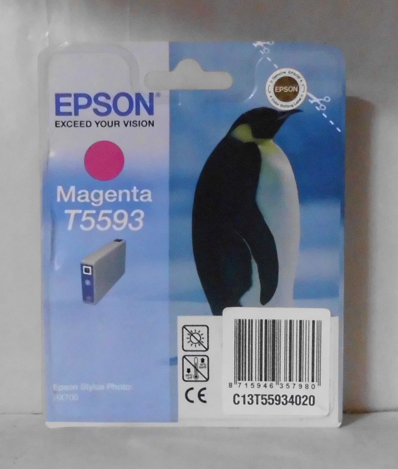 Original Epson T5593 Tinte magenta für Stylus Photo RX700 C13T55934020