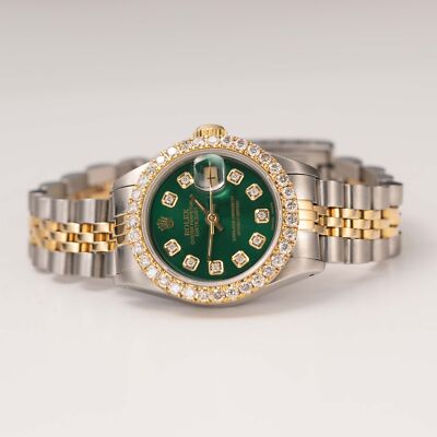 Rolex Datejust 69173 Diamond Bezel Two-Tone Jubilee Watch 26mm