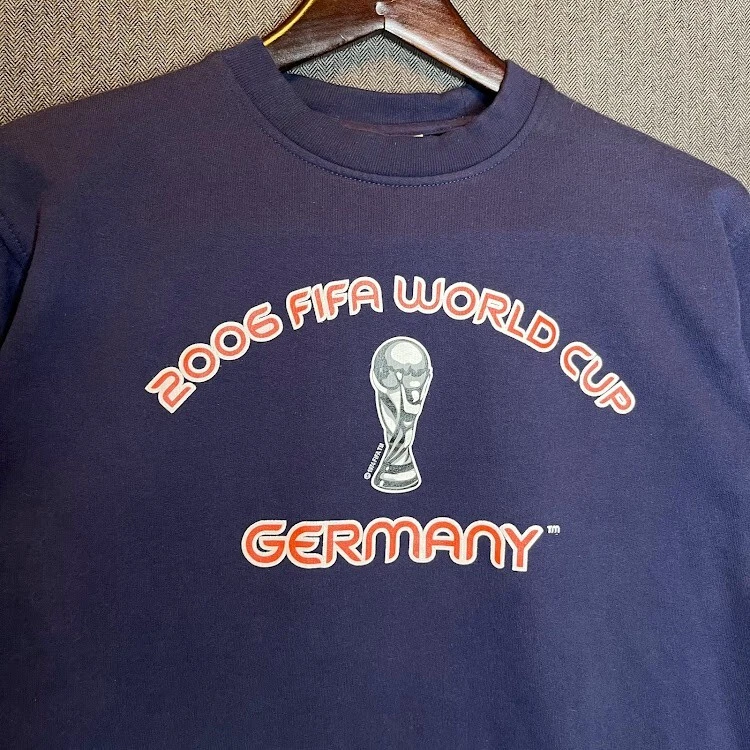 Sudadera FIFA Para Hombre Pequeña Azul Estampado Gráfico Copa Mundial FIFA Alemania 2006 y2k  Foto 2 de 4