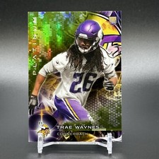 2015 Topps Platinum Trae Waynes Camo RC#'d /10 SP - Vikings Rookie Card. rookie card picture