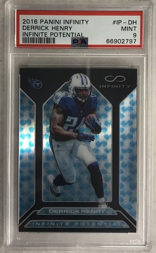 Derrick Henry Rookie 2016 Panini Infinity Infinite Potential #IP-DH #/149 PSA 9