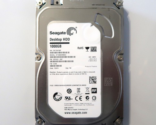 Seagate ST1000DM003 1ER162-302 CC46 (Z4Y7) TK Thailand 1TB 3.5" Sata HDD 05/2015 - Picture 2 of 3