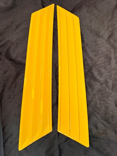 79-86 Mustang Coupe Quarter Window Sail Panels Louvers Trim Notchback OEM Ford - 第 8/8 張圖片