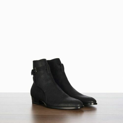 NIB Saint Laurent Army Combat Ankle Boots EU 43 US 10 Black 