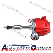 Fits FORD 351W Windsor HEI Distributor 65000 RED HI-OUTPUT COIL & FREE PIGTAILS