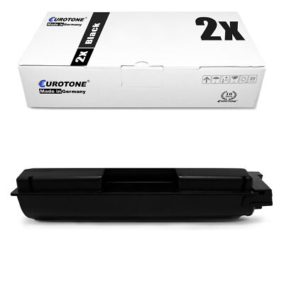 2x Eurotone Eco Toner BLACK f�r Kyocera Ecosys P-6026-cdn M-6026-cidn