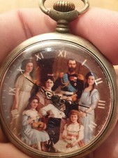 Antique Imperial Russ GENIE Pocket Watch-Tsar Nicholas II Family1908