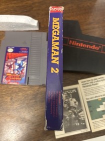 Mega Man 2 (Nintendo NES, 1989) CIB Complete Tested! Authentic! GREAT CART!