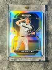 Connor Staine 2022 Prizm Baseball Silver Holo Prizm Variation SSP