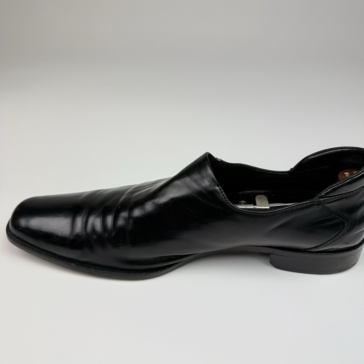 Mercanti Fiorentini Mens Leather Almond Toe Slip On Dress  display picture 2