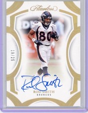Rod Smith Flawless Frame Signatures /25: 🐴 2025 Flawless Football. DEN WR! 🔥
