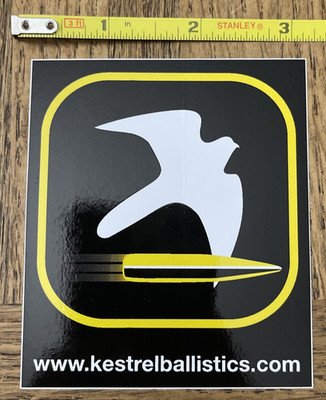 Laptop/Phone Sticker Kestrel Ballistics-Brand New-SHIPS N 24 HOURS