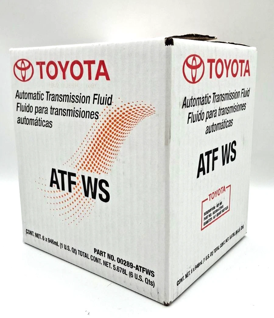 GENUINE TOYOTA ATF WS Automatic Transmission Oil 00289-ATFWS (6 QUARTS)