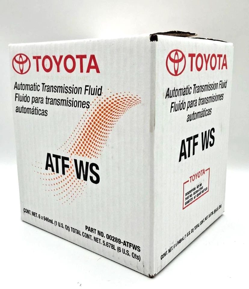 GENUINE TOYOTA ATF WS Automatic Transmission Oil 00289-ATFWS (6 QUARTS) Foto 2 de 2