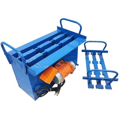 Manual Hollow Soil Block Brick Molding Machine Brick Maker 110V 40W H14 Hole