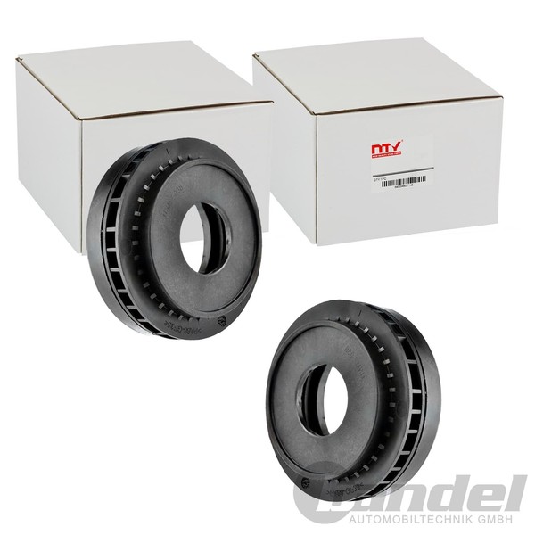 2X NTY WÄLzlager FÜR Domlager Vorne Passend FüR Ford Fiesta Fusion Mazda 2-image