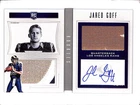 2016 Panini Playbook Jared Goff Platinum Rookie Patch Auto Booklet #3/49