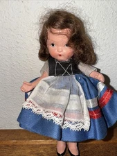 Early Jointed Judy Ann Storybook Doll Around The World Series France