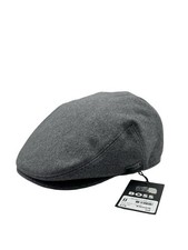 Boss Men’s Grey Stefaan Wool Flat Cap - S/M