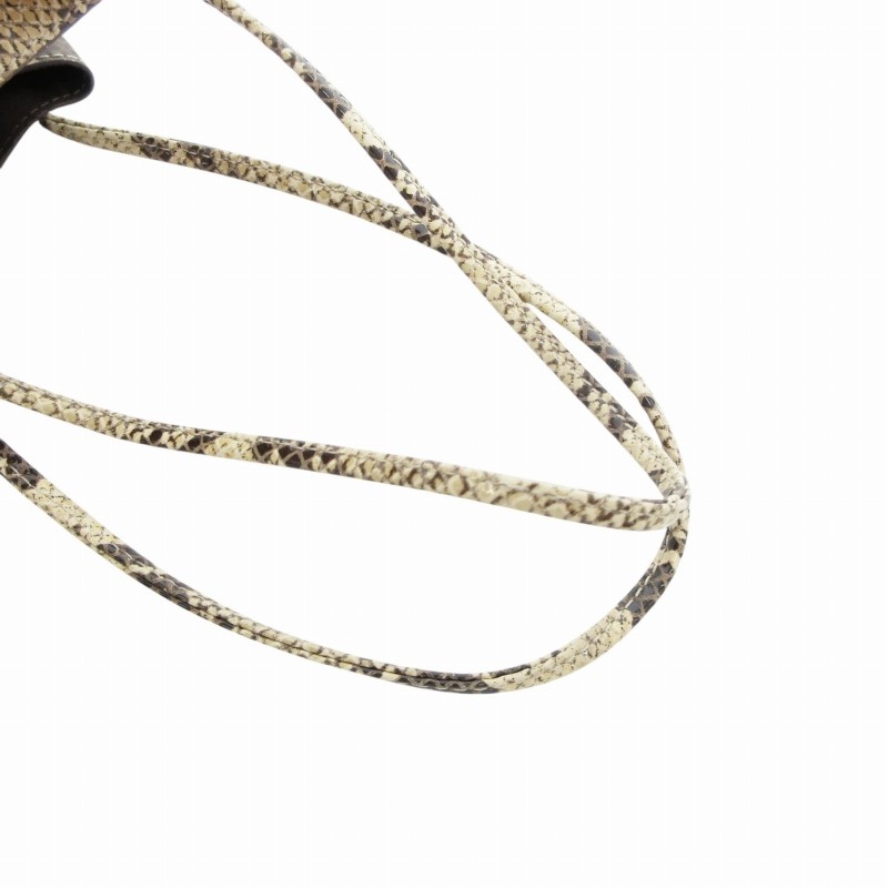 MARCO MASI Drawstring Shoulder Bag Python Pattern… - image 5