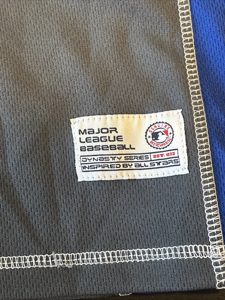 Dynasty MLB 正品商品德州游骑兵队球衣衬衫灰色/蓝色/红色/白色 XL — 第 4/4 张图片