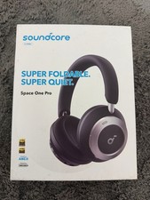 Brand NEW Soundcore Space One Pro By ANKER HEADPHONES black ANC 30