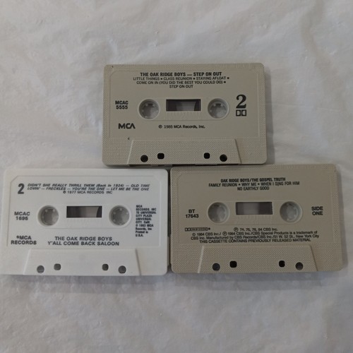 Lot Of 3 Oak Ridge Boys Cassette Tapes - Picture 4 of 5