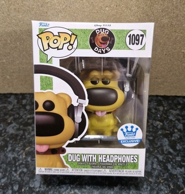 Dug Days Dug mit Kopfhörer 1097 Funko Pop! Vinyl Figur Pixar Exclusive ''NEU''